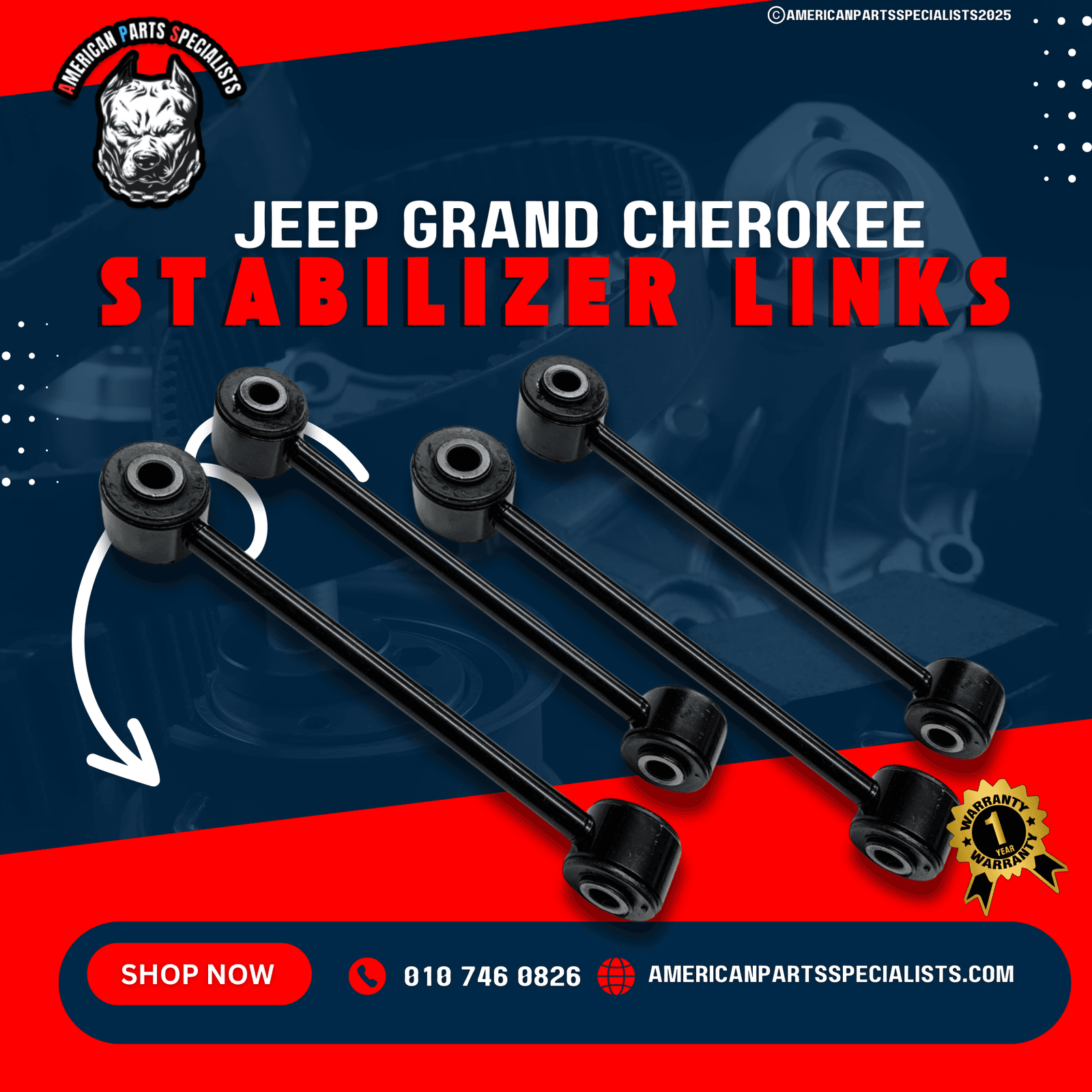 Jeep Stabilizer  Links For Sale