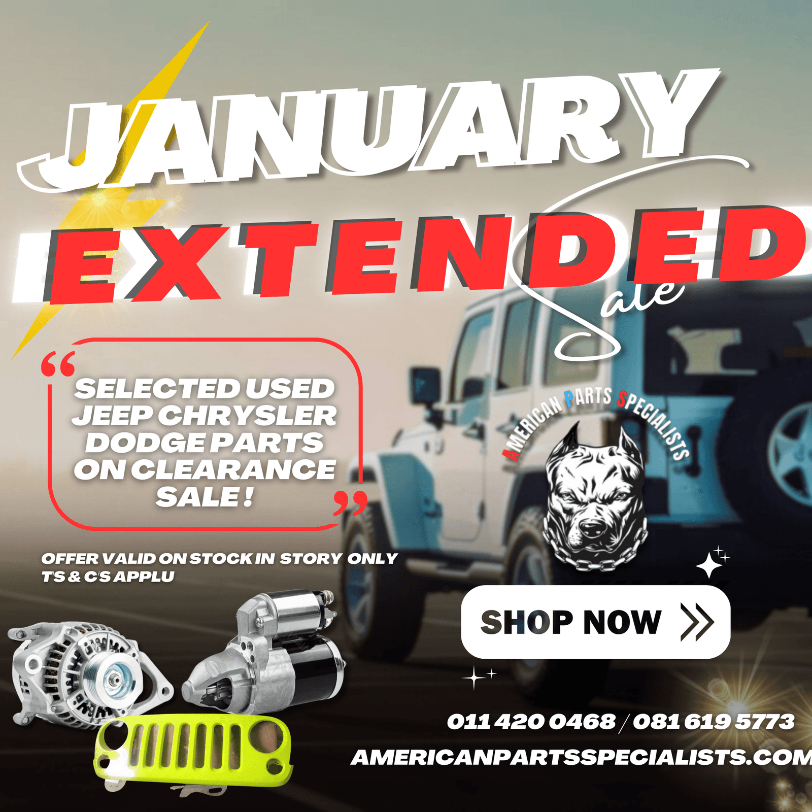 Jeep, Chrysler & Dodge  Doors On Sale