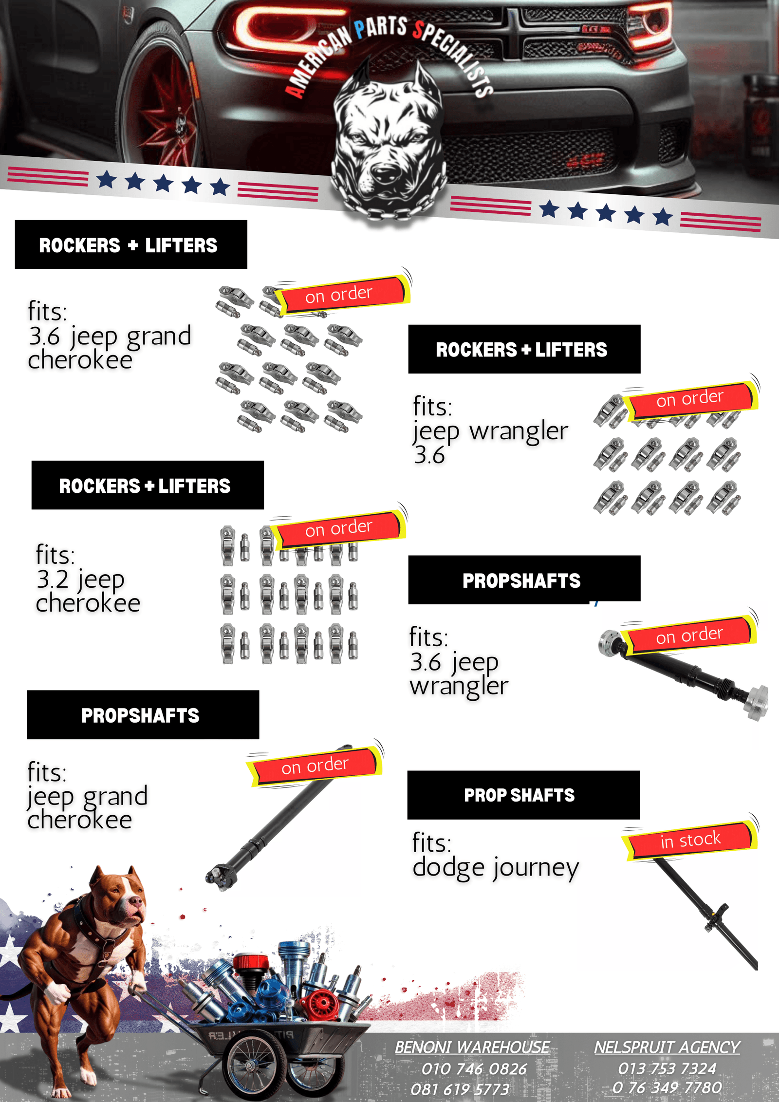 Jeep New & Used Parts For Sale