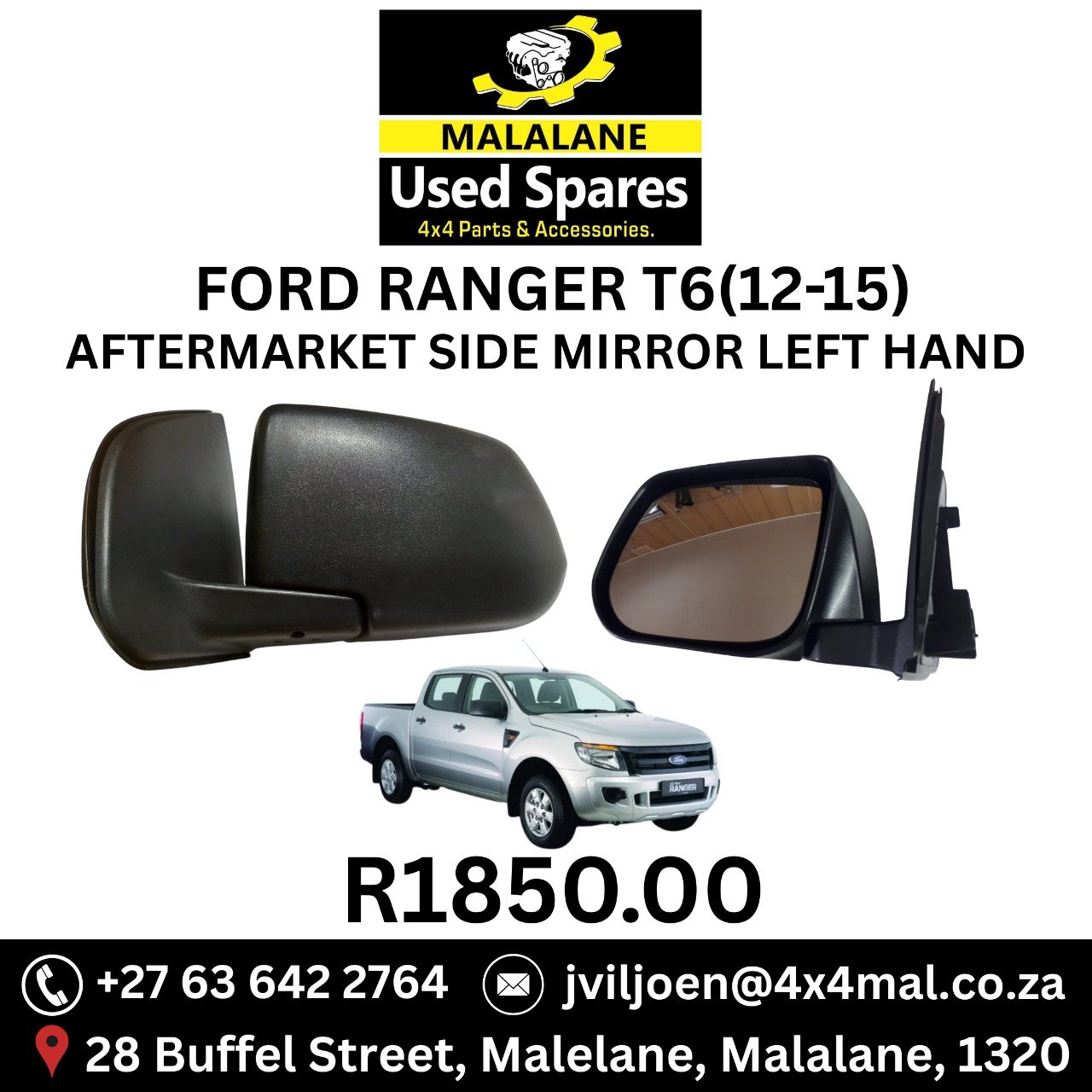 FORD RANGER T6  MIRROR LH