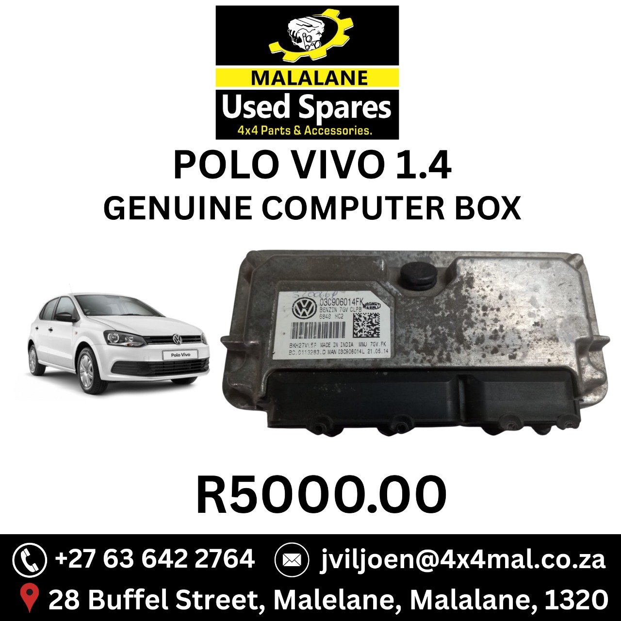 POLO VIVO 1.4 GENUINE COMPUTER BOX