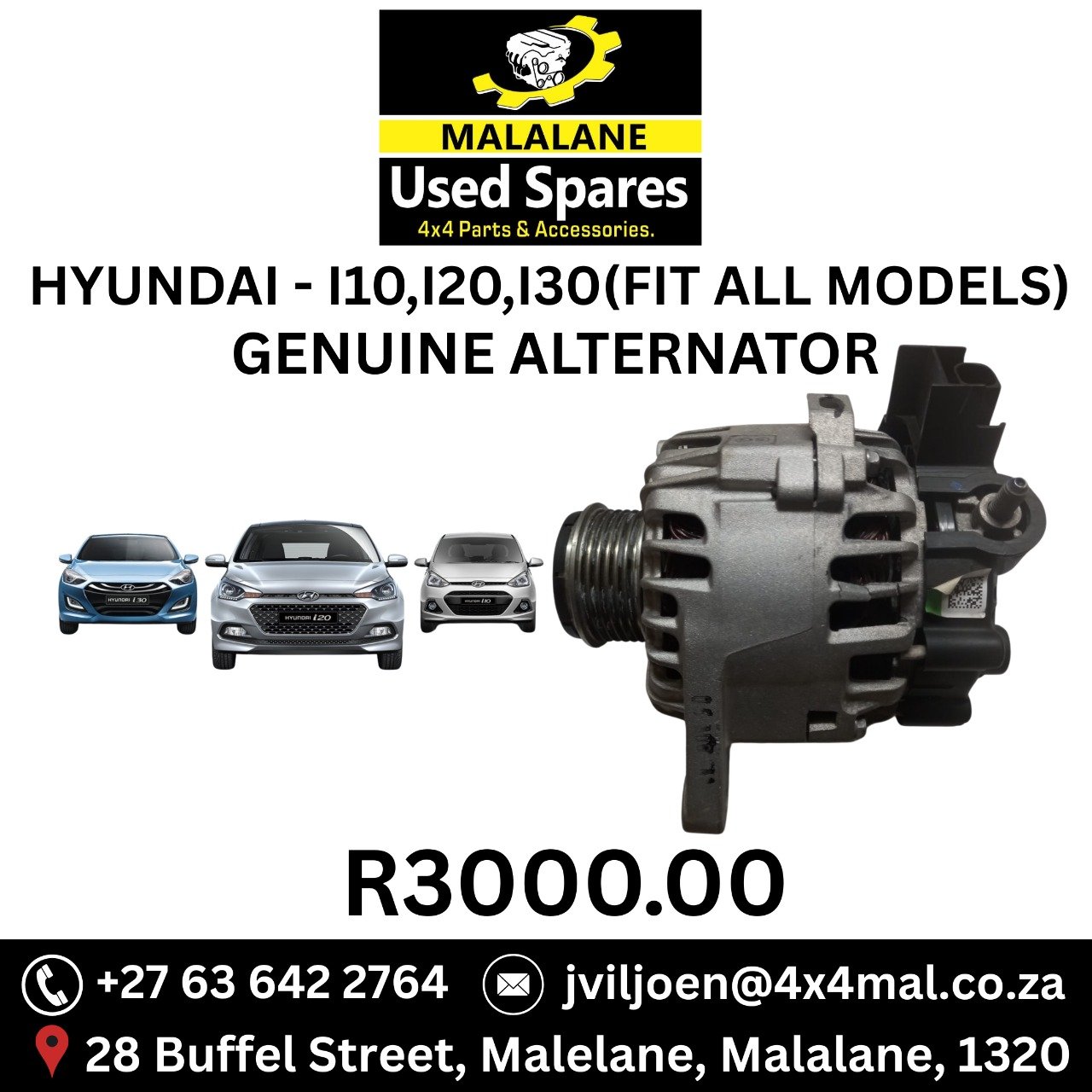 HYUNDAI I10,I20,I30 FIT GENUINE ALTINATOR