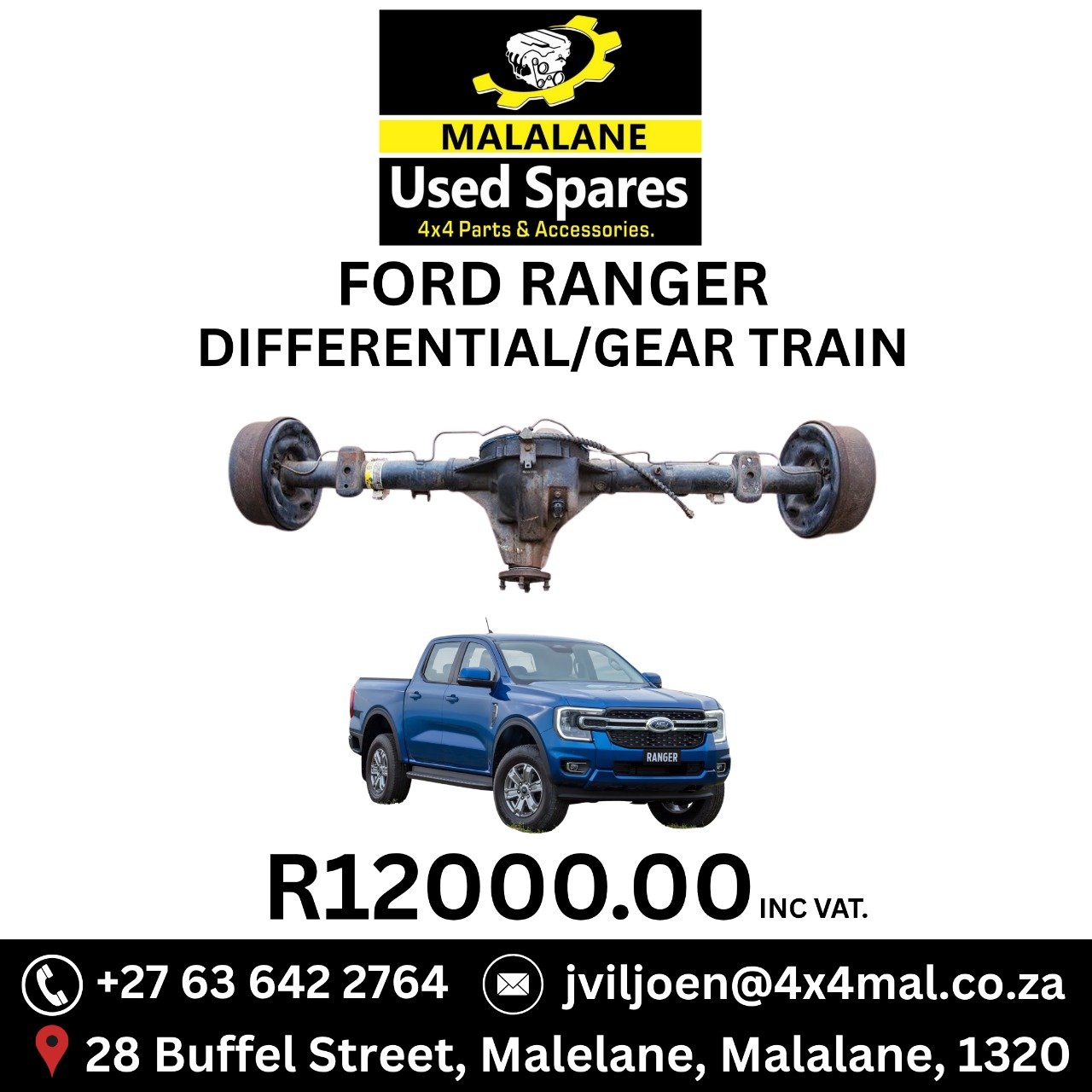 FORD RANGER DIFFERENTIAL GEAR TRAIN