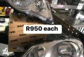 Polo 9n Headlights (also bug eye)