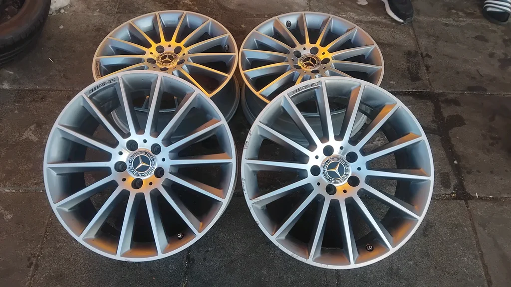 Set of Mercedes-Benz mag rims for sale