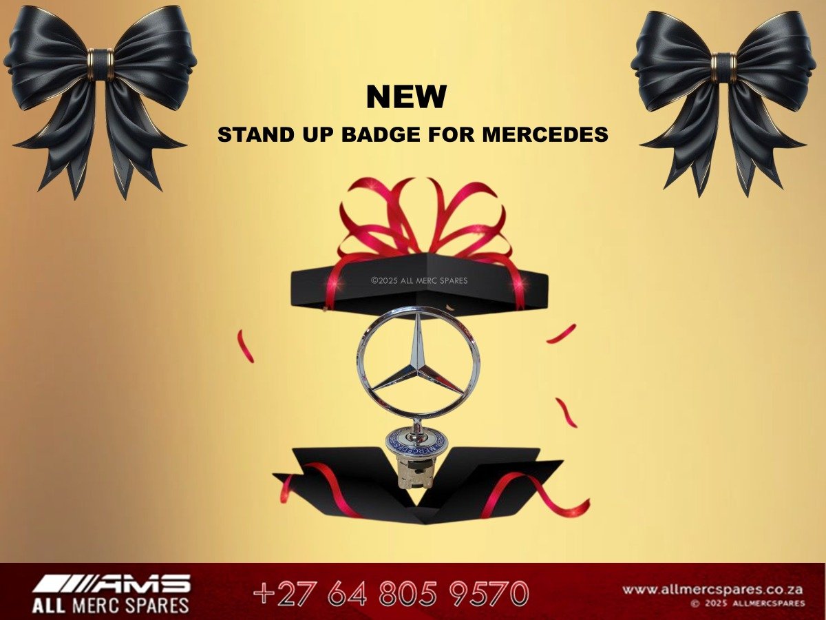 New Mercedes Stand-Up Bonnet Badge