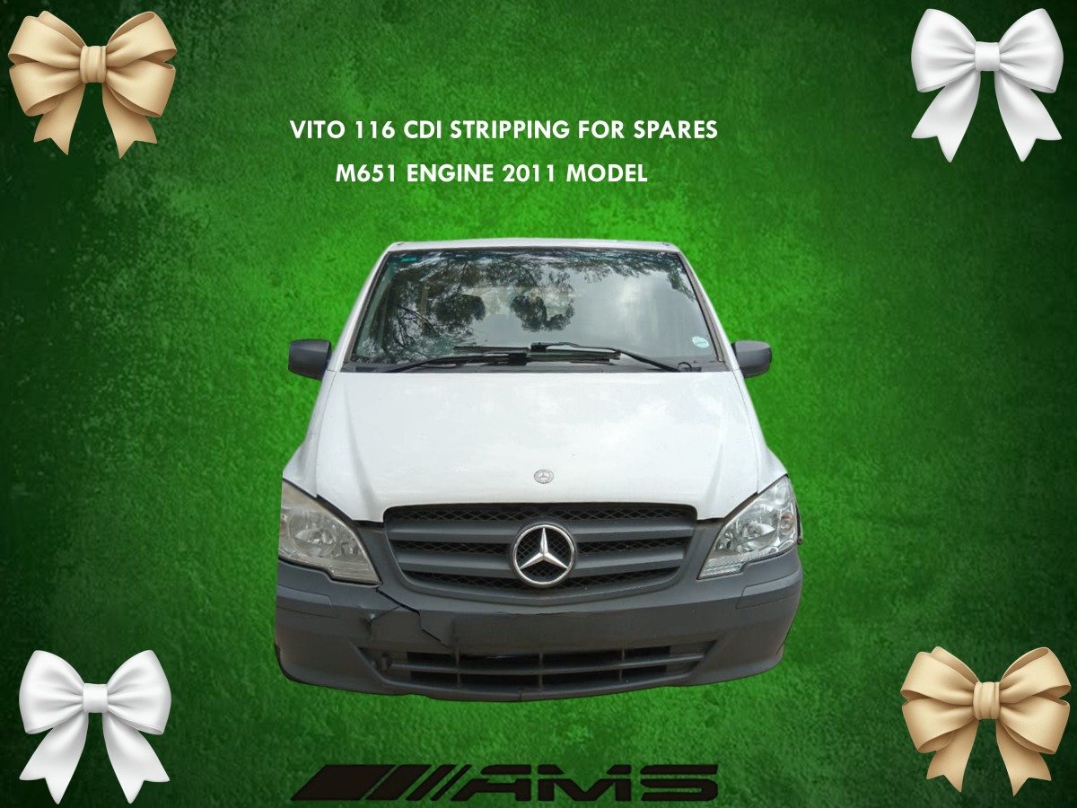 🔥 VITO 116 STRIPPING FOR SPARES (2011) – W639 MANUAL DIESEL 🔥