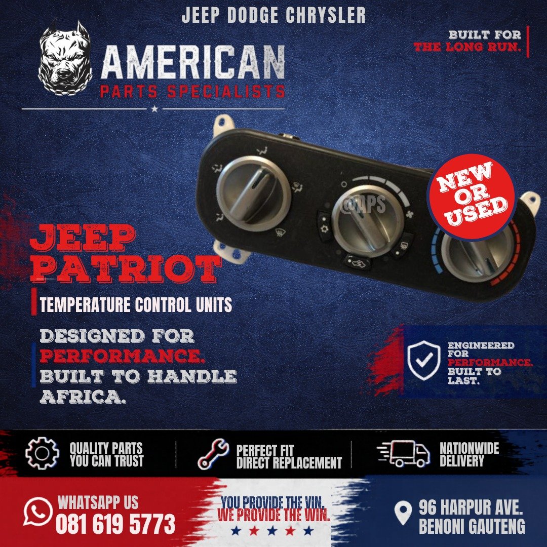 Jeep Patriot Temperature Control Units