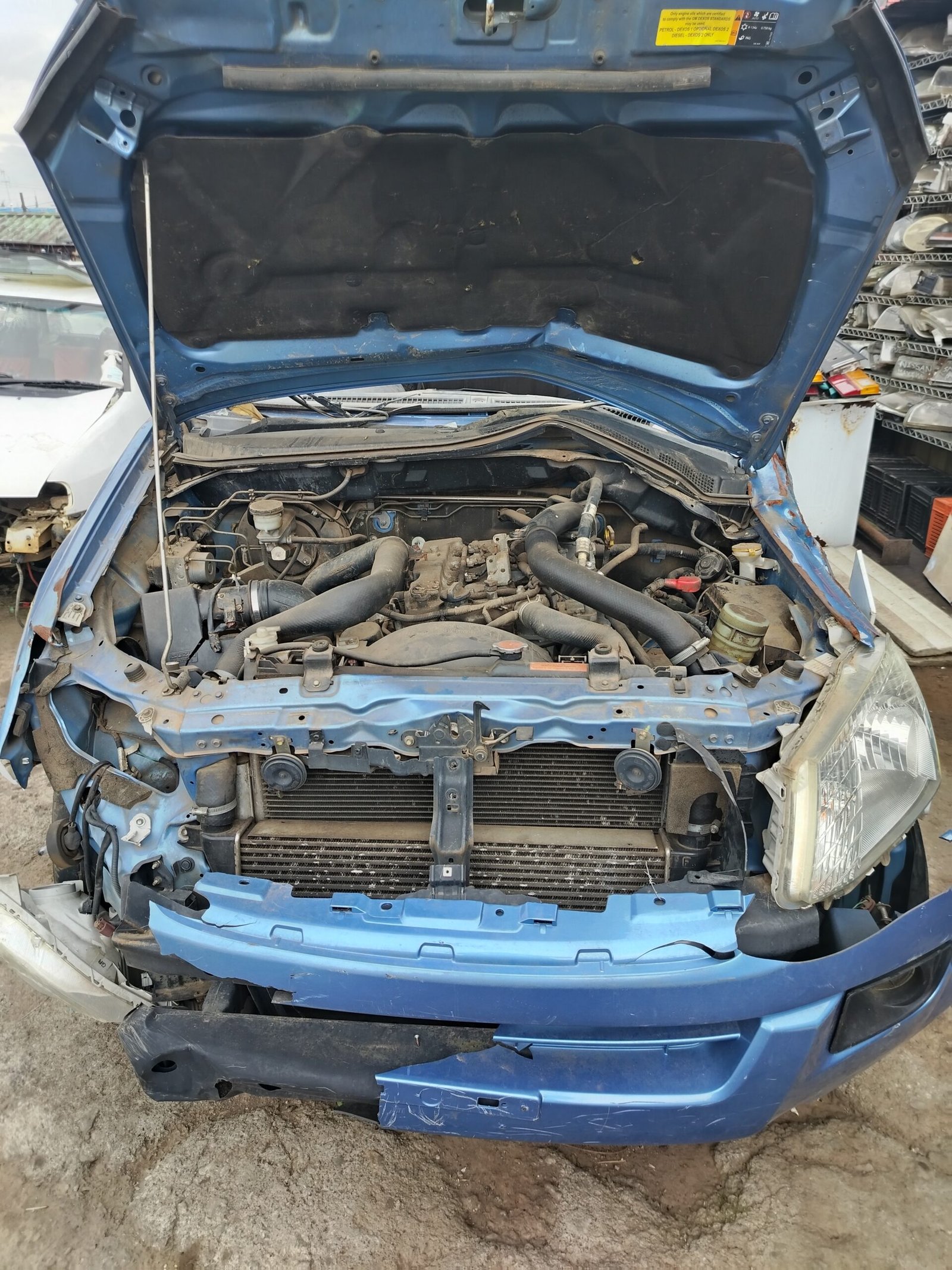 Isuzu dtec 2012 model striping for parts
