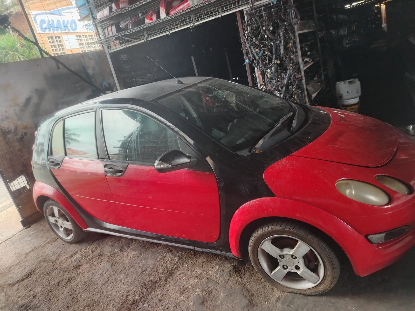 Smart four 4 striping for parts