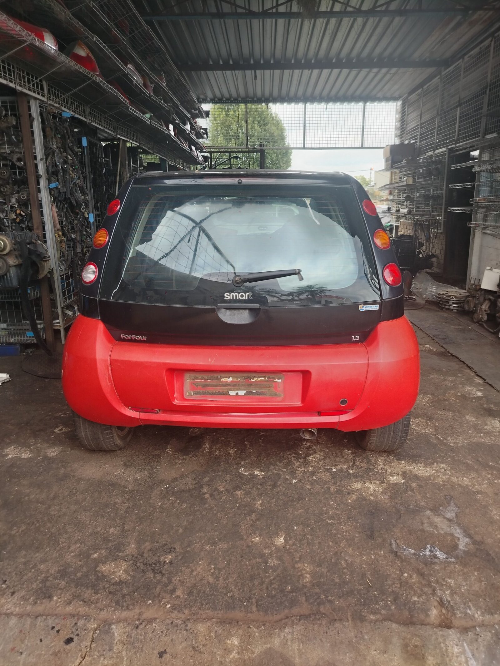 Smart four 4 striping for parts
