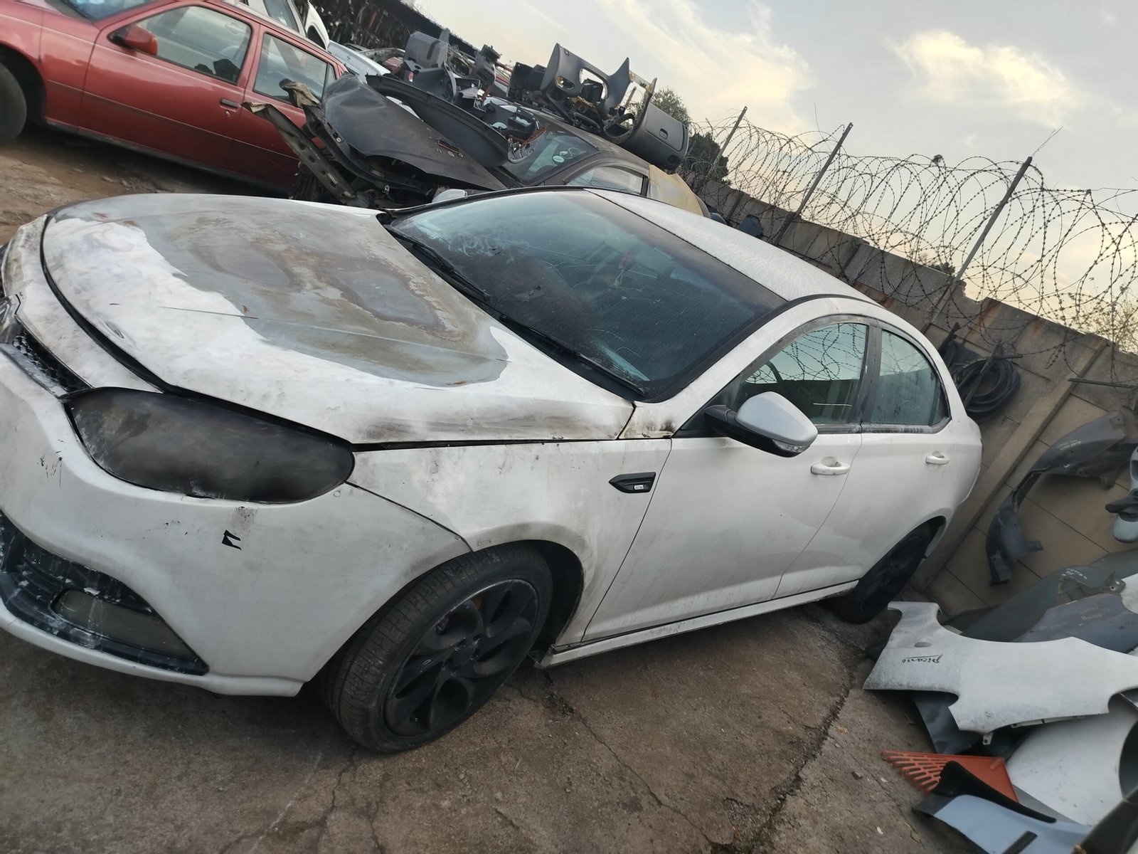 MG6 striping for parts