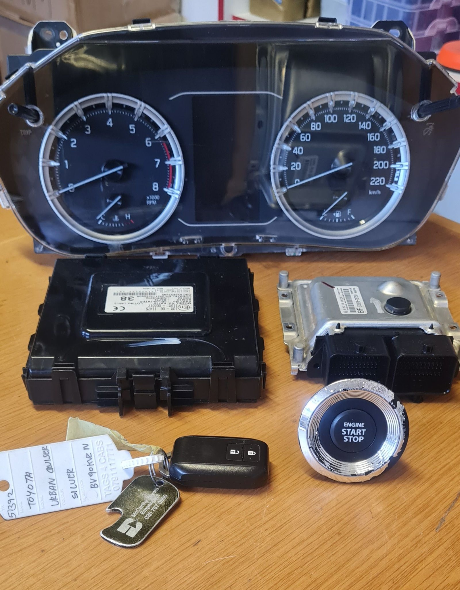 Urban Cruiser 2024 complete ecu and lockset
