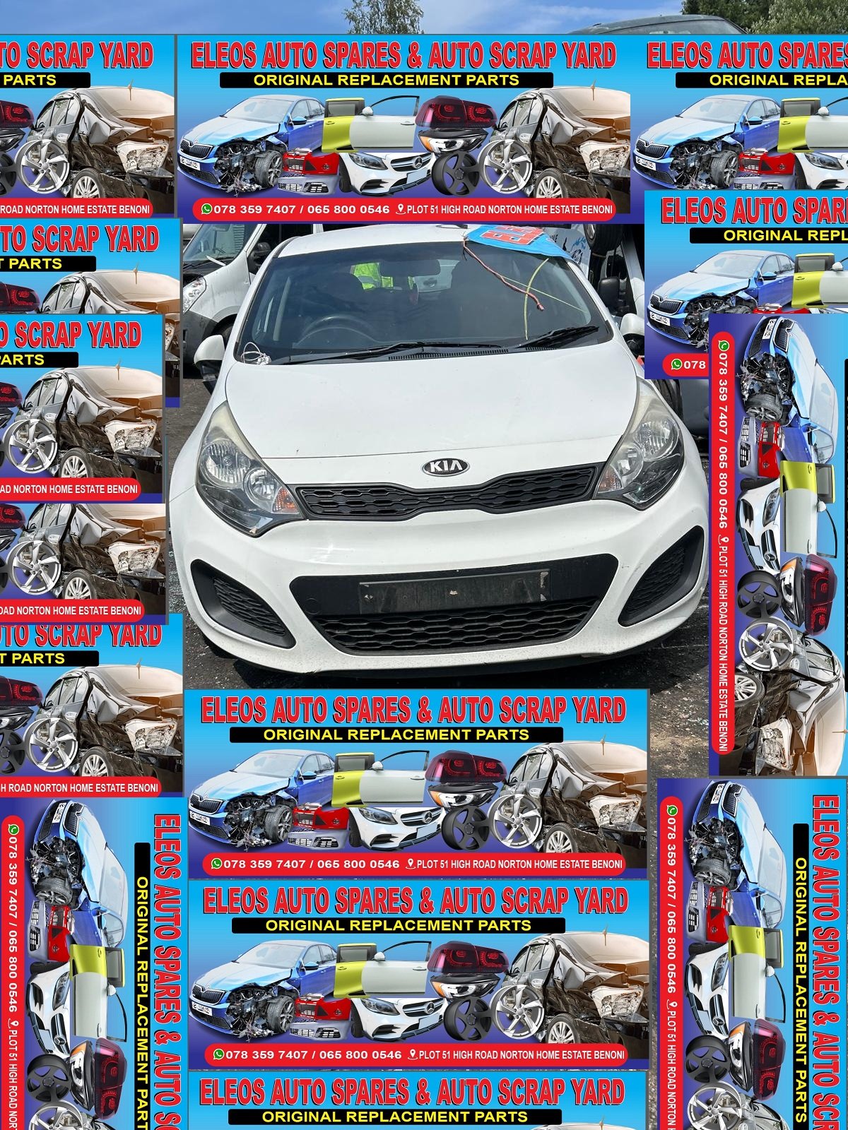 2014 KIA RIO STRIPPING FOR PARTS