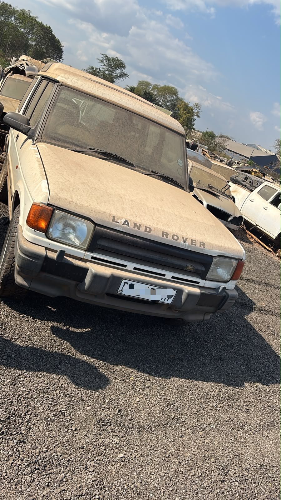 Land Rover stripping for parts