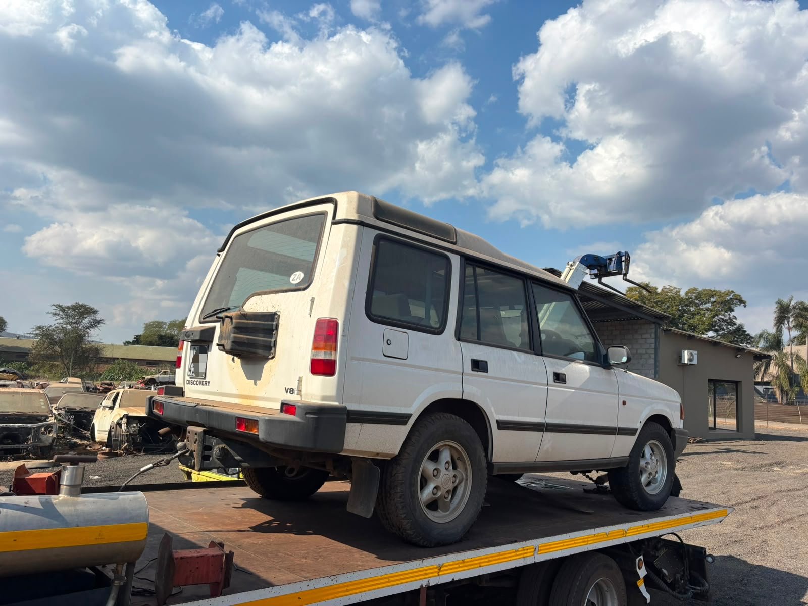 Land Rover stripping for parts