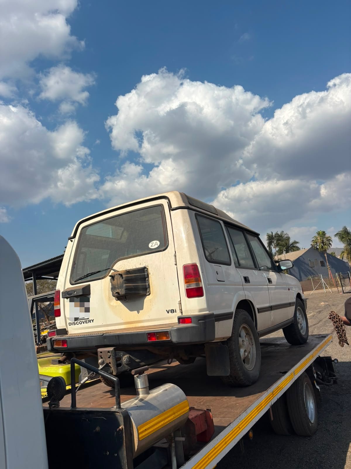 Land Rover stripping for parts