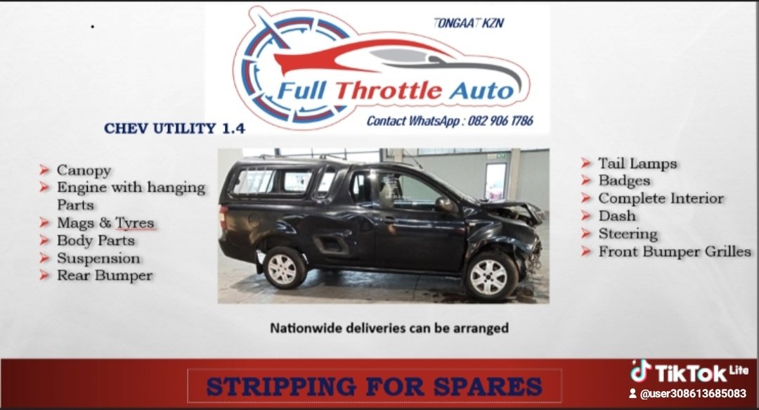 Chev utility stripping 4 spares