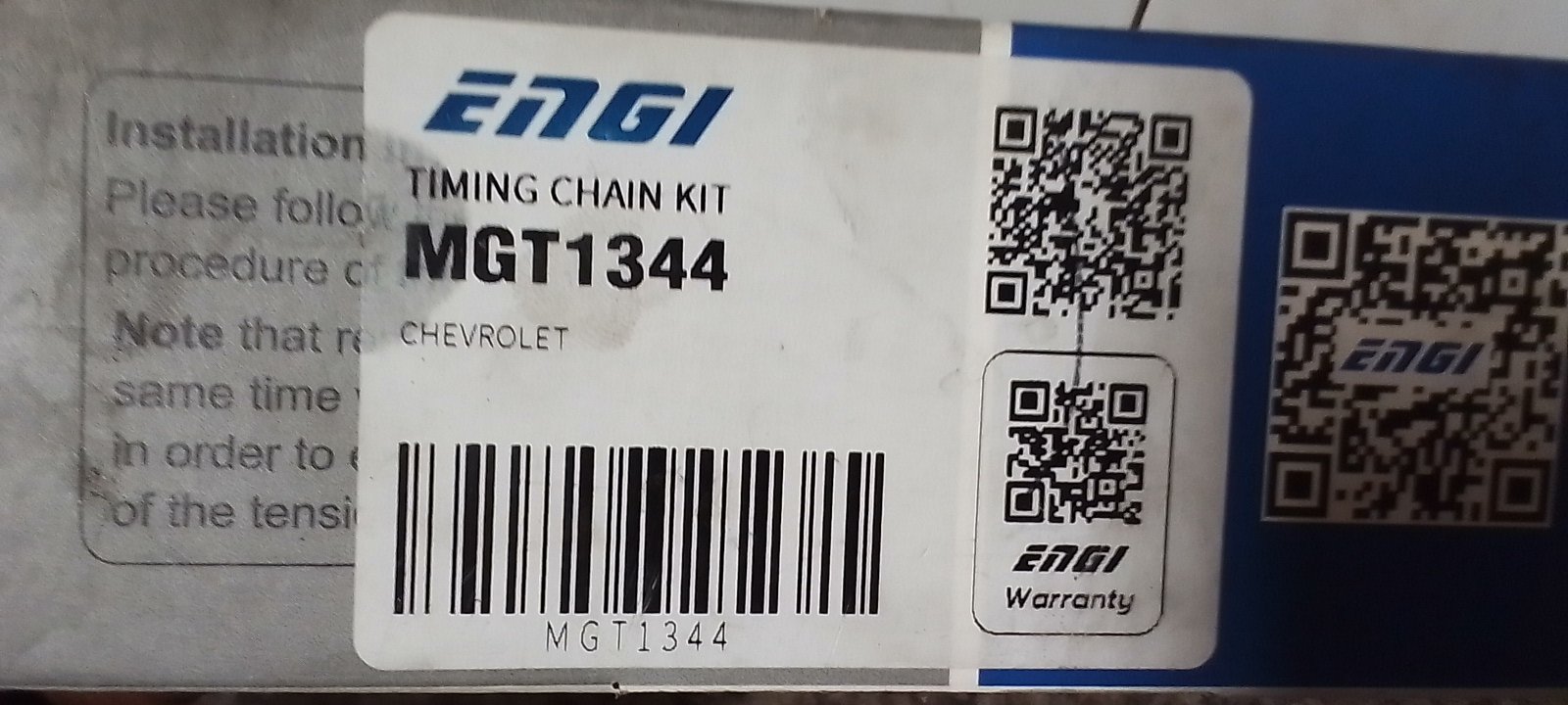 ENGI Belt tensioner TIMING CHAIN KIT